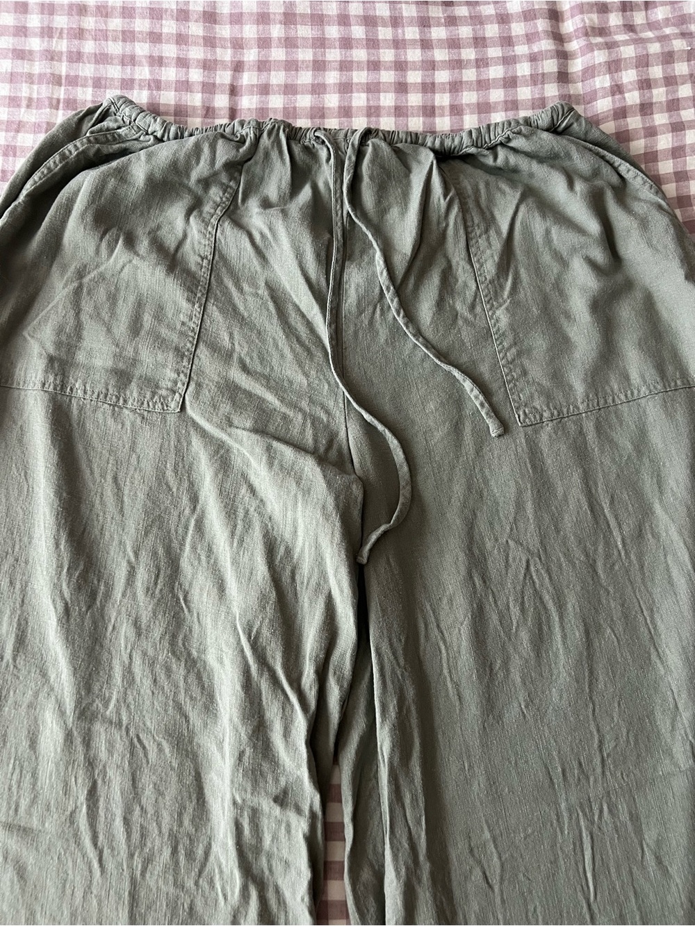 Fabletics Linen Wide Leg Pants - Picture 3 of 5